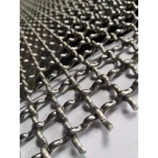 5cm Hole Size Iron Black Woven Wire Mesh Hot Dipped Galvanized