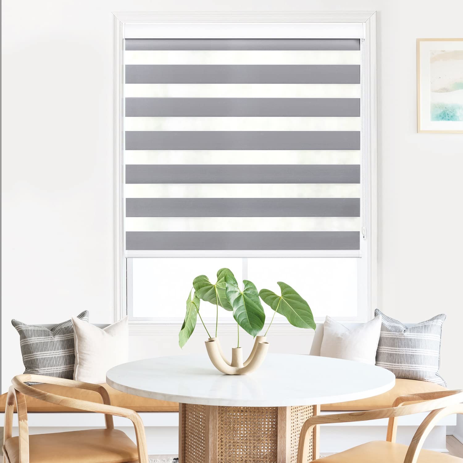 3M Width Semi-Blackout Rainbow Roller Up Blinds Fabrics With high Quality