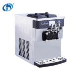 Stainless Steel Table Top 3 Flavors Commercial Automatic Soft Serve Ice Cream