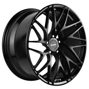 China Brushed Black 2 Piece Forged Wheels For Racing wholesale