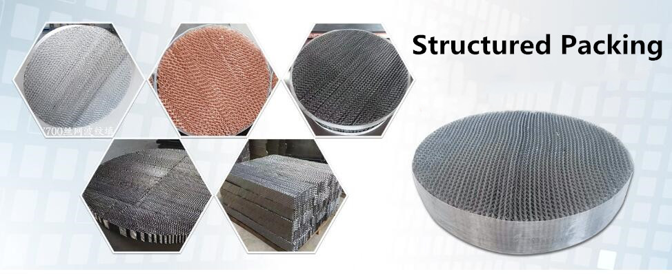 Yuanqiao CY 700 Structured Column Packing In Distillation Column OEM