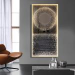 High End Led Wall Decorative Glass Wall Art Animal Artwork Crystal Porcelain