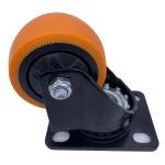 50mm Swivel Top Plate Polyurethane Tread Caster