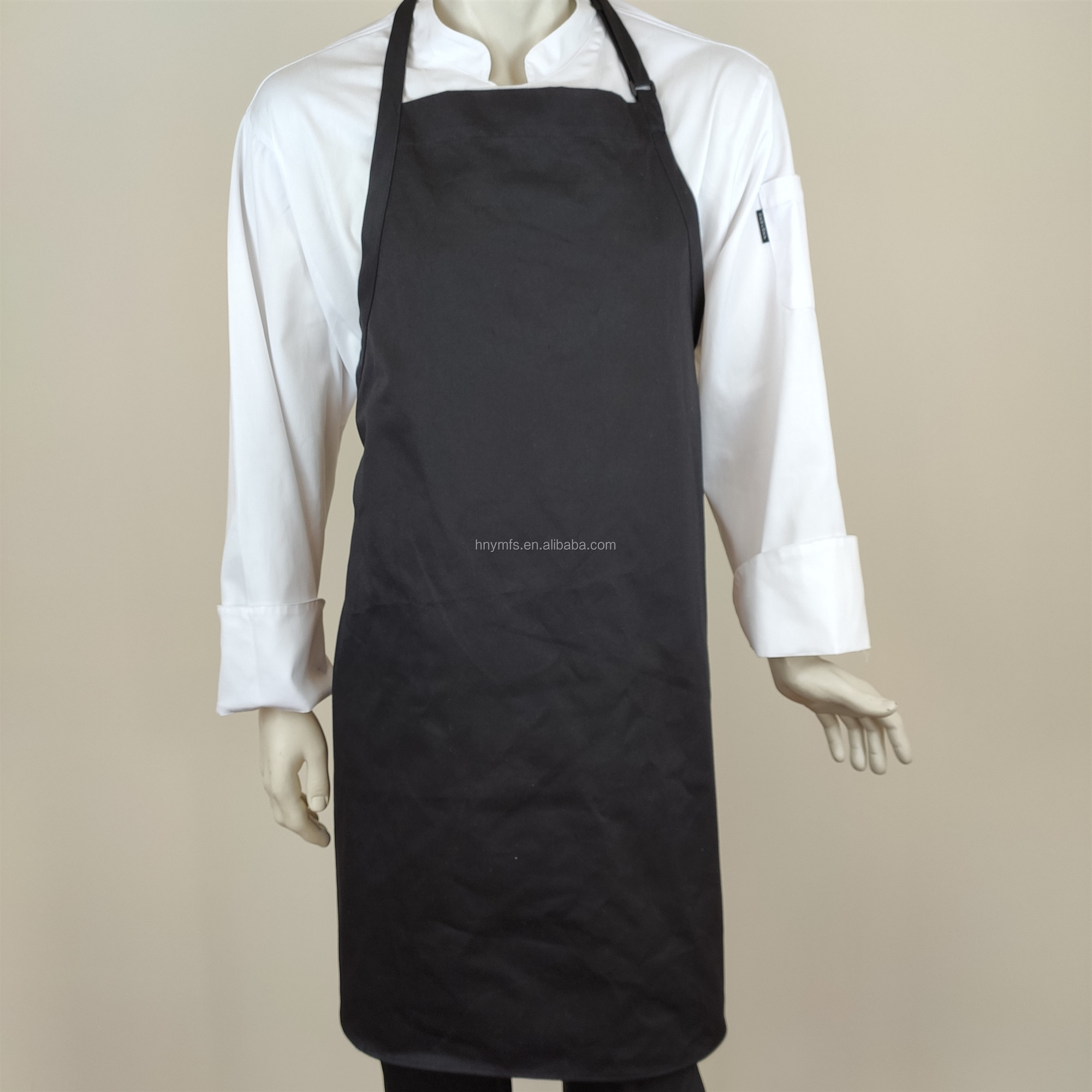 Custom Polycotton TC Fabric Work Chef Uniform Adjustable Professional Chef Apron