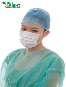 China Lightweight Disposable 2 Ply Nonwoven Face Mask For Cleanroom wholesale