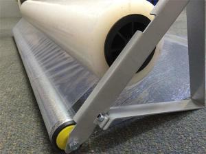China Sticky Back SGS 500g/25mm Carpet Protection Film Anti Foot Traffic wholesale
