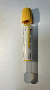 China Blood Collection Tube Yellow Glass Enhanced Sample Stability 5ml wholesale
