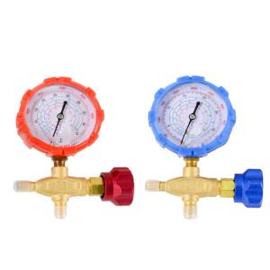 China Single Digital Pressure Gauge With Sight Glass For Air Conditioning Charging wholesale
