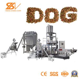 China Wet / Dry Dog Pet Food Extruder Machine Double Screw SGS Certification wholesale