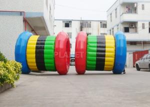 China Interesting Inflatable Water Games Hamster Roller Wheel 2 Years Warranty wholesale