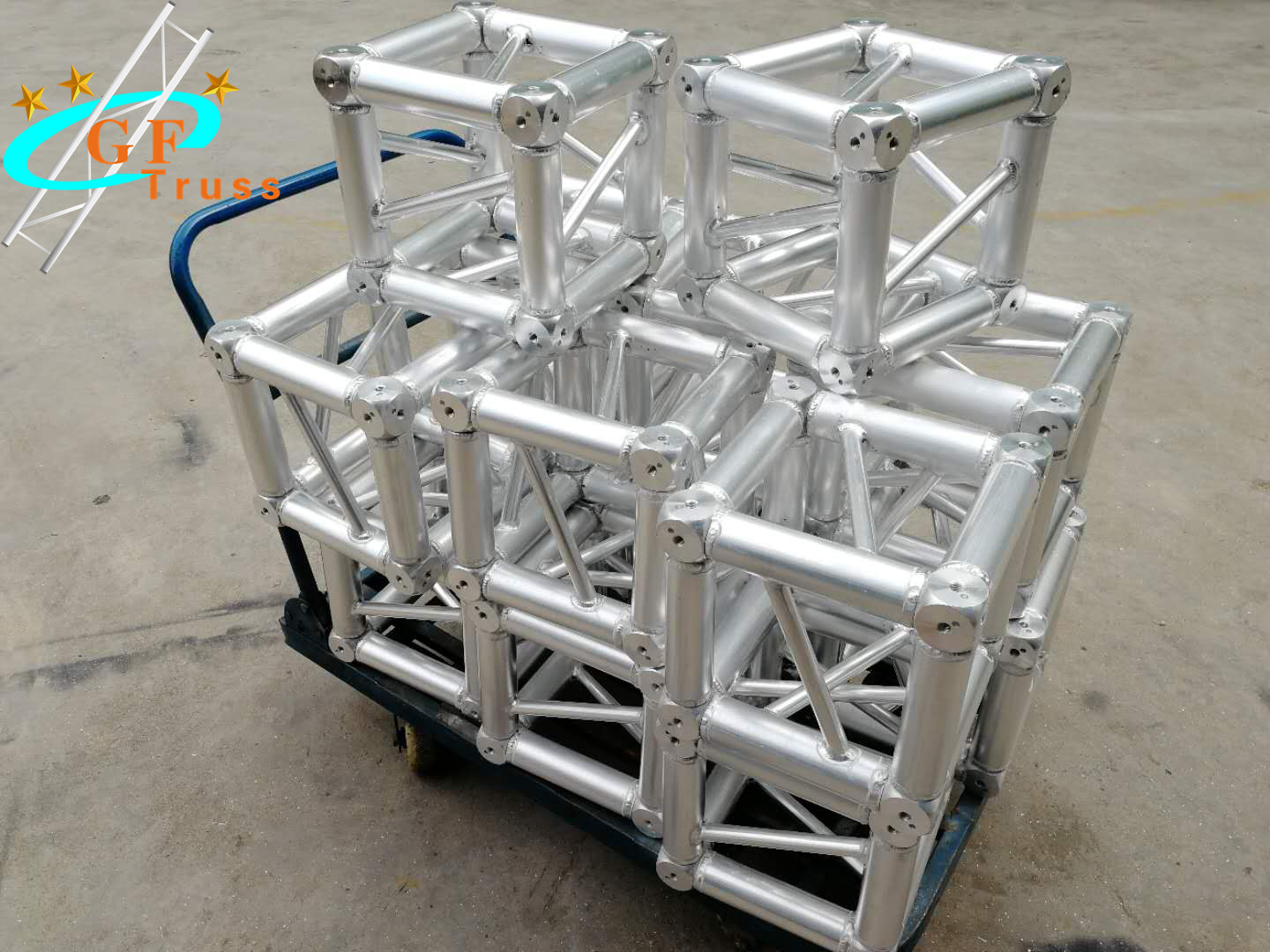 aluminum multi connection spigot box corner truss