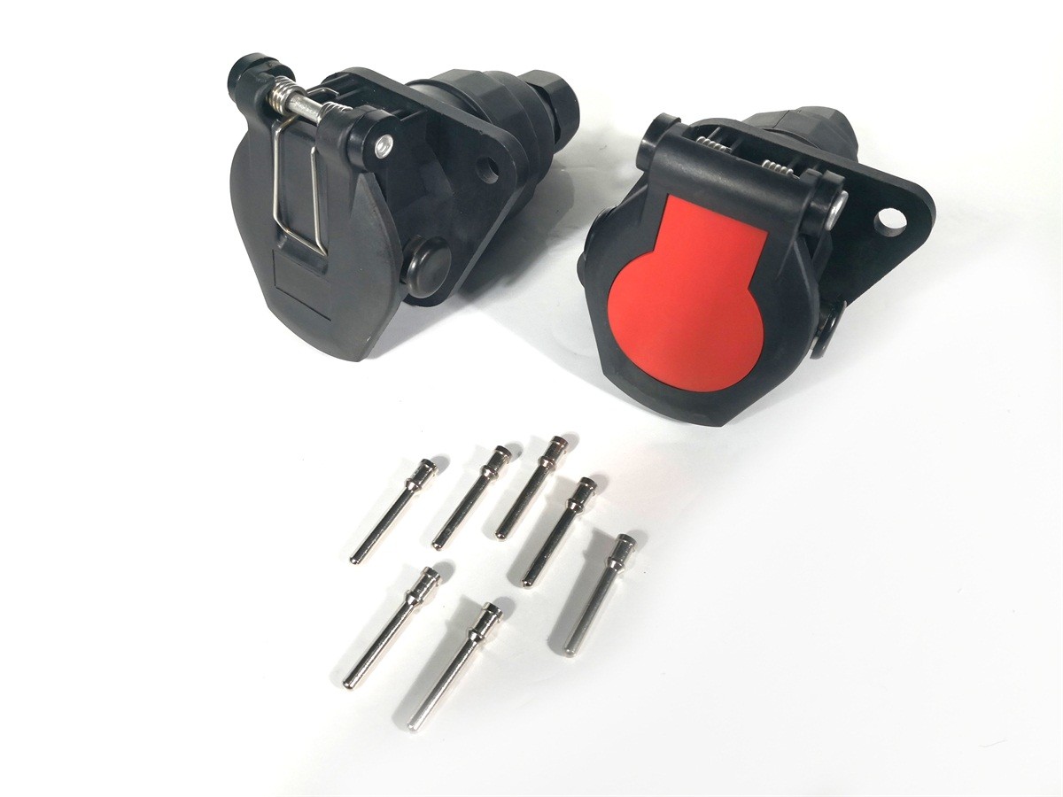 Professional Trailer Wiring Plugs And Sockets Iso7638 Certification