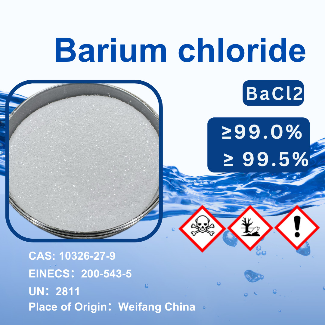 Water Treatment Barium Chloride BaCl₂ For Efficient Sulfate Removal Bacl2 Naso4