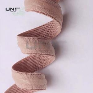 China Customized Nude Garments Accessories Polyester Silicone Drip Elastic Tape wholesale