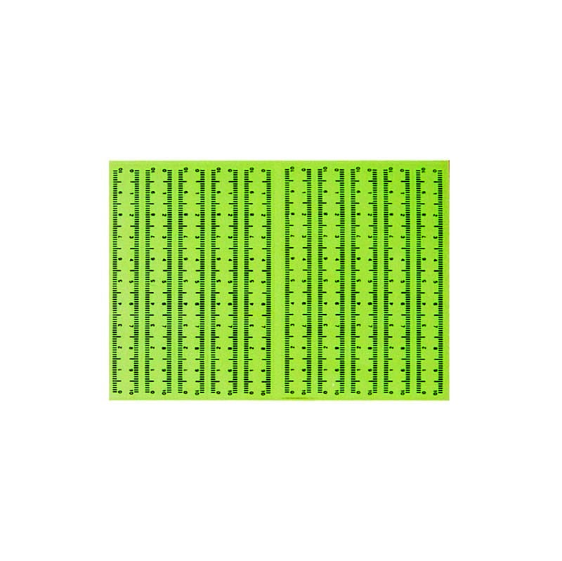 P095 Transparent sticker photographic evidence scale