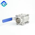 Thread Parallel BSPP Welding Ball Valve DN50 Full Bore