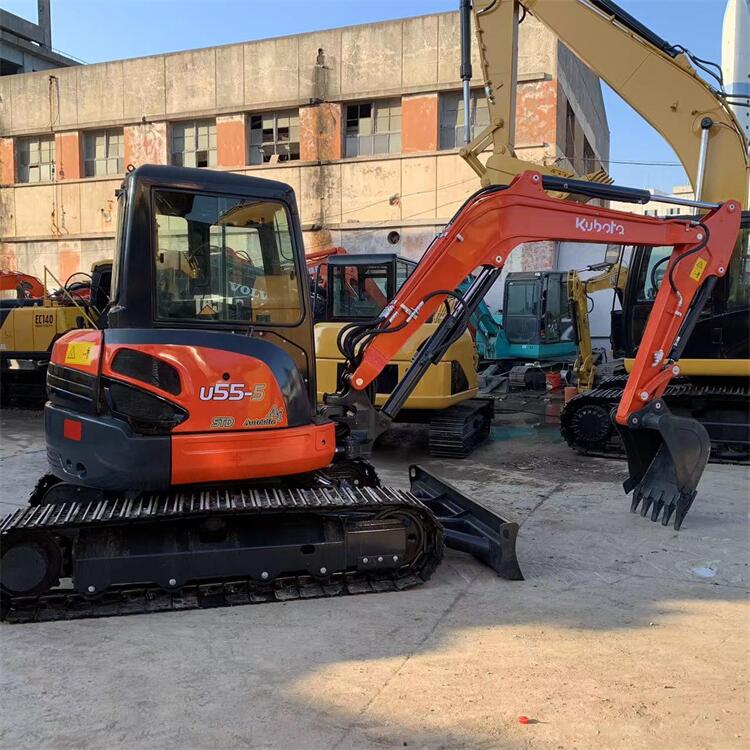 Japan Mini Crawler Kubota U55 U55-5 Uesd Excavator in Shanghai with and Kubota Engine