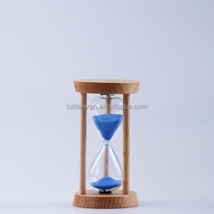 Nordic Wooden Hourglass 1 Minutes - 5 Minute Sand Timer Logo Customized