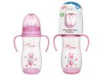 Wide Neck 12oz 330ml Silicone PP Arc Baby Feeding Bottle