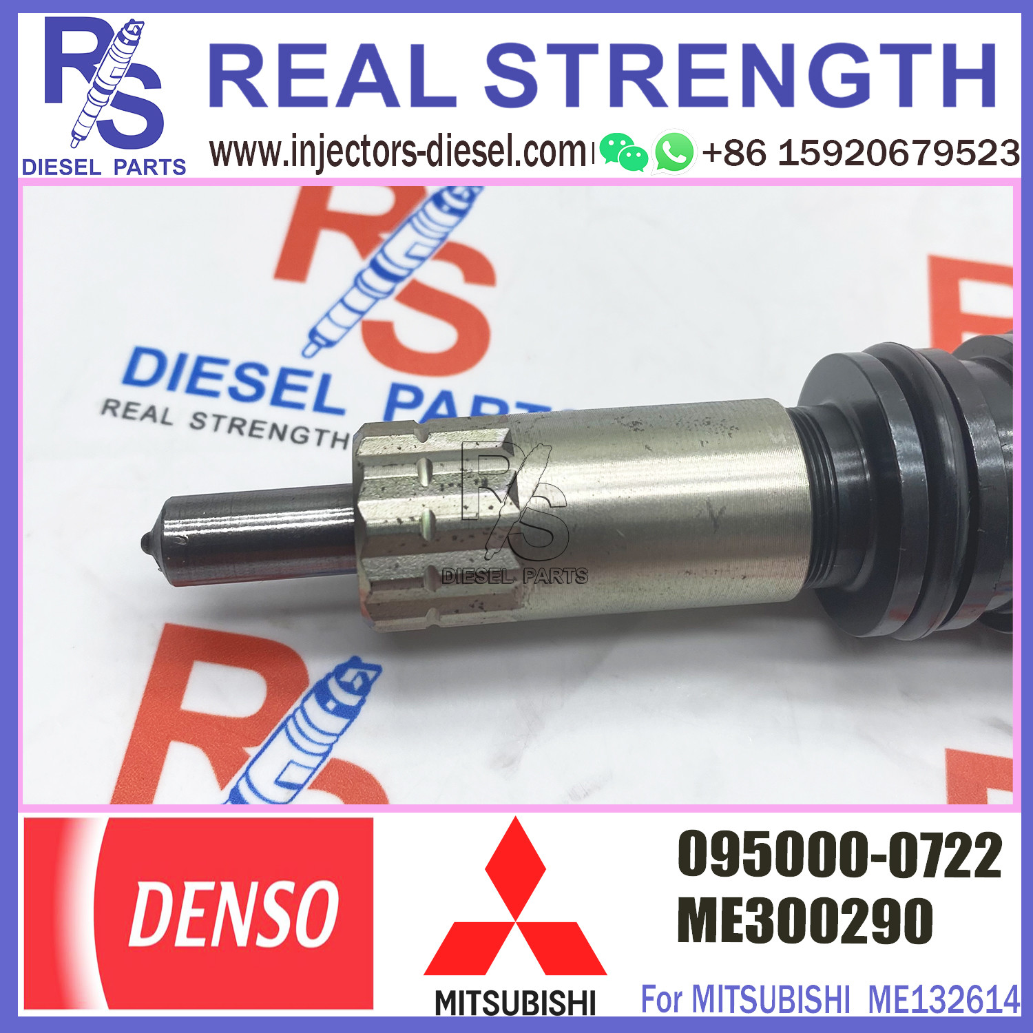 common rail injector 095000-0720 095000-0721 095000-0722 for 6M60T ME300290