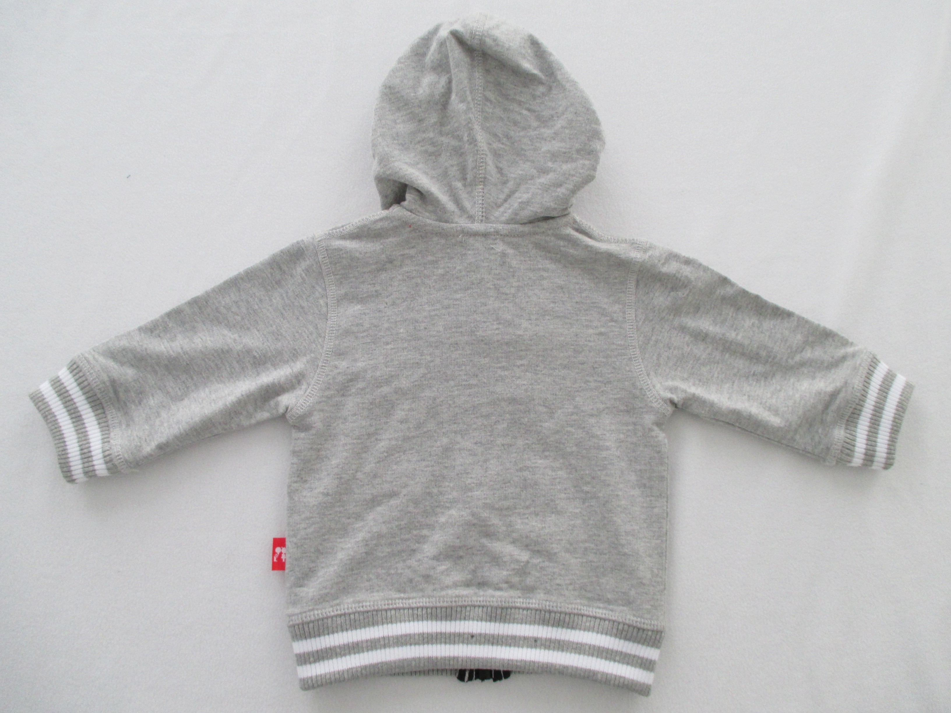 Baby Cotton Fleece Cute Baby Boy Jackets Light Grey Melange