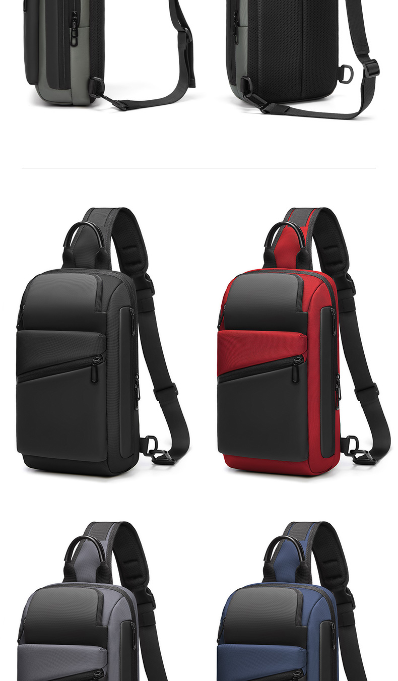 Casual Mens Sling Bag Single Shoulder Crossbody Bag Collapsible