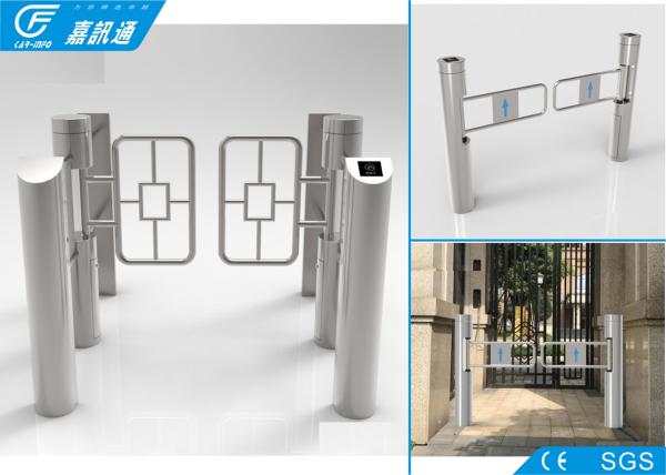 Residential Turnstile Barrier Gate , Supermaket Entrance Pedestrian Security