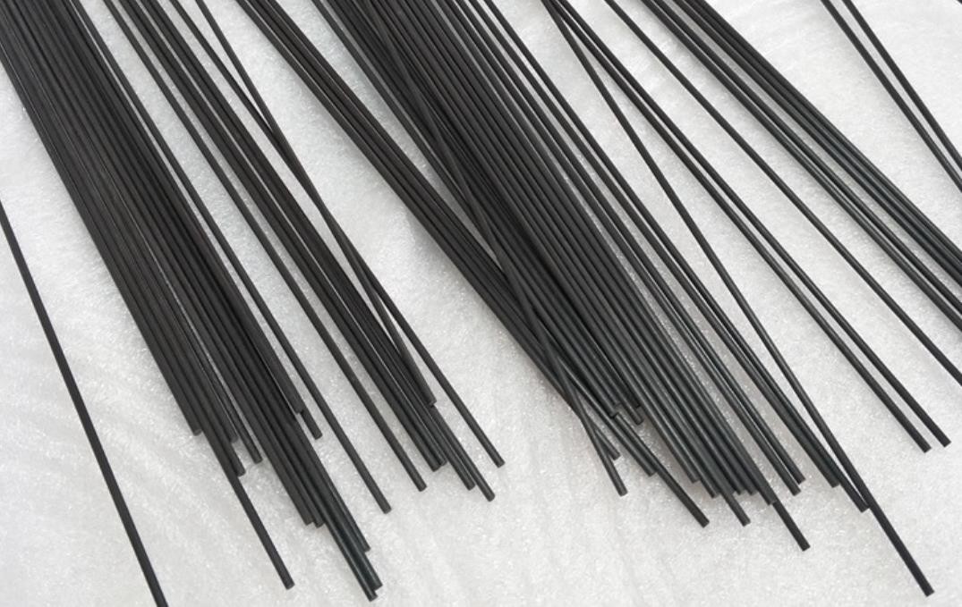 Matte Finish Durable Carbon Fiber Solid Rod 1mm 2mm 3mm 4mm 5mm Thickness