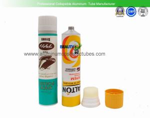 China 75ml Shoeshine Collapsible Tubular Containers , Cosmetics Aluminium Tube Packaging wholesale
