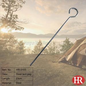 China 23cm steel roundwire tent stakes wholesale