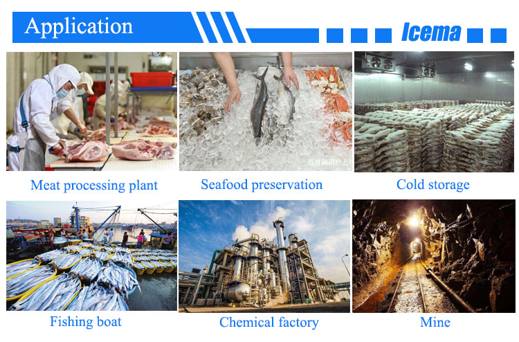 25T/24H Brine Refrigeration Block Ice Machine Industrial Salt Water