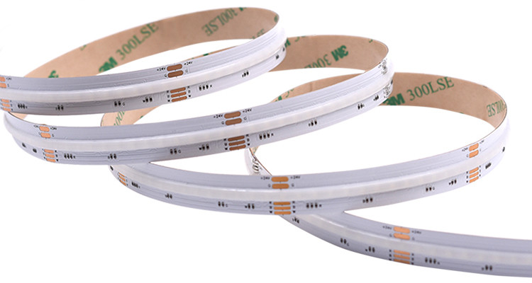 CE RoHS UL Color Changing WiFi 5 M IP20 IP67 Waterproof 896 Chips COB RGBW LED Strip 24V