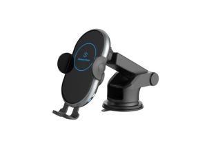 China Black Car Phone Holder Wireless Charger , Wireless Phone Charger For Car wholesale