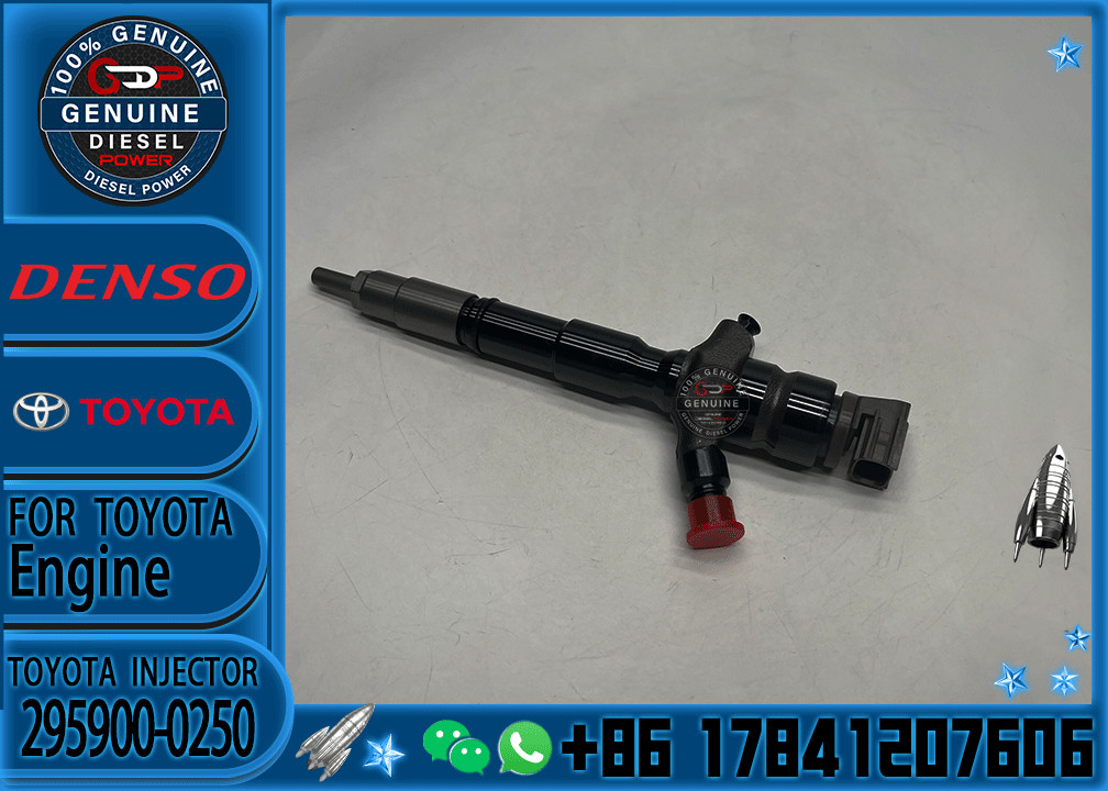 Common Rail Diesel Fuel Injector 23670-39435 295900-0250 23670-30440