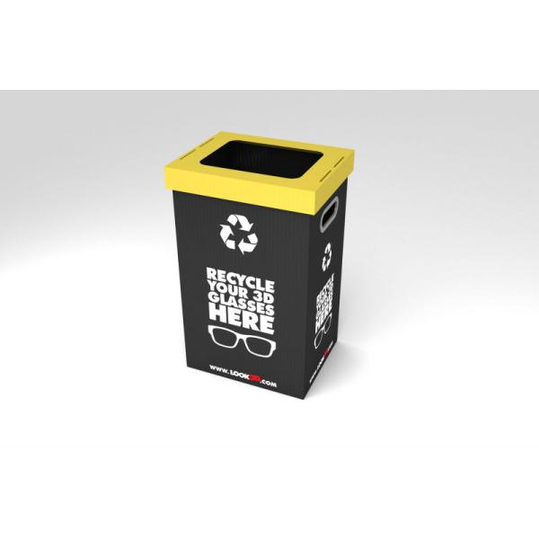 PP Coroplast Recycle Bin Eco Friendly Resistant Durable