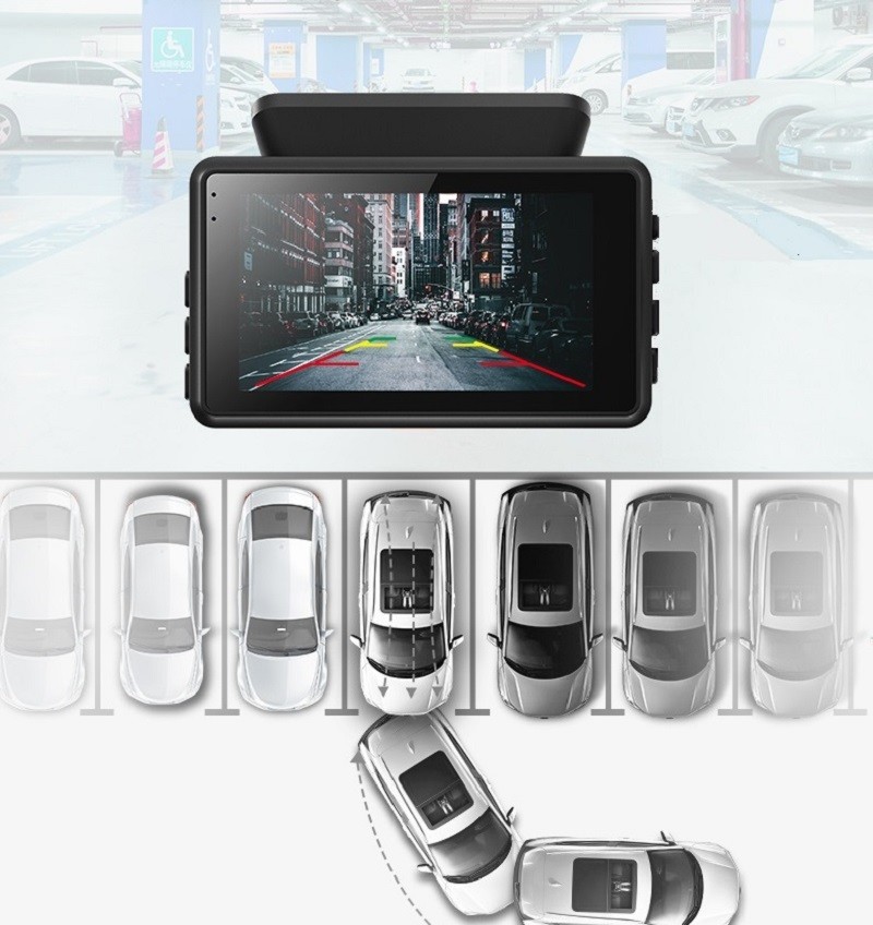 2 Lens Video GPS DVR Camera Car Camcorder Night Vision Loop Recording FHD1080P