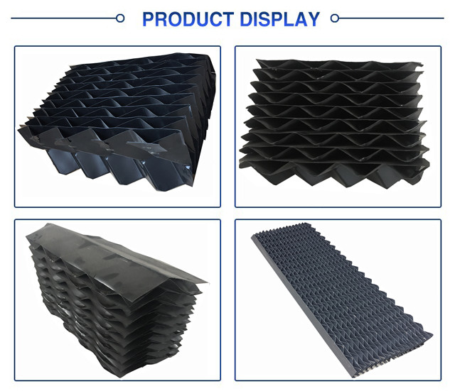 0.6mm PVC Drift Eliminator 140-145mm Cooling Tower Spare Parts