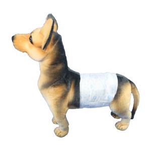 China Disposable Male Dog Diapers Super Absorbent Core Adjustable Waist Pet Dog Diaper wholesale