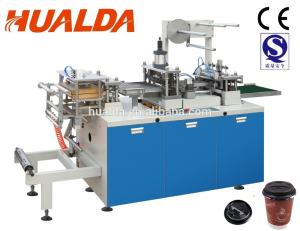 China Colorful Plastic Lid Forming Machine 50 - 180 Mm Stroke Adjustable Range wholesale
