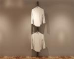 2400mm Height Clothing Display Racks Slatwall Clothing Display Non Corrosion
