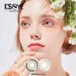 Daily Colored 14mm Contact Lens Contacts Cyan Grey Brown