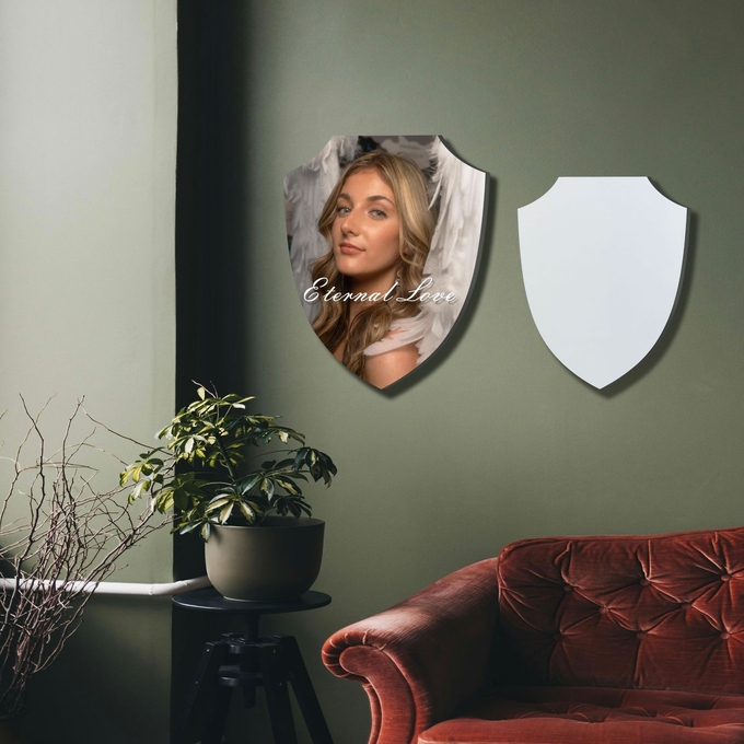Sublimation Printing Blanks Thick Shield Hanging Photo Board Home Decorative