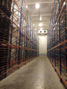 China Cold Room Minus 25 Degree Industrial Pallet Racks , Pallet Size 1200 X 1000mm wholesale