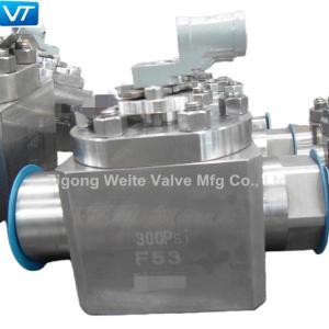 China Austenitic Duplex Stainless Steel F53 Ball Valve 1&quot; 300psi ISO17292 wholesale