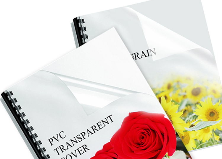 Multiple Colors 180 Micron 305mm PVC Binding Cover For Books