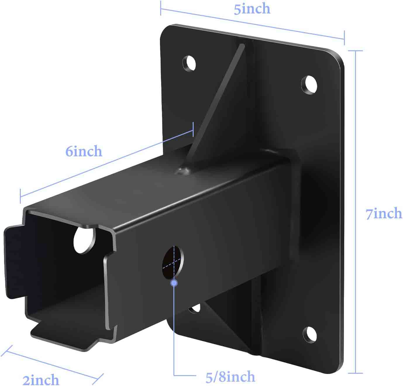 Bicycle Wall Mount Hitch Garage Organizer for Bike Rack Hanging Trailer Load Capacity 50kg