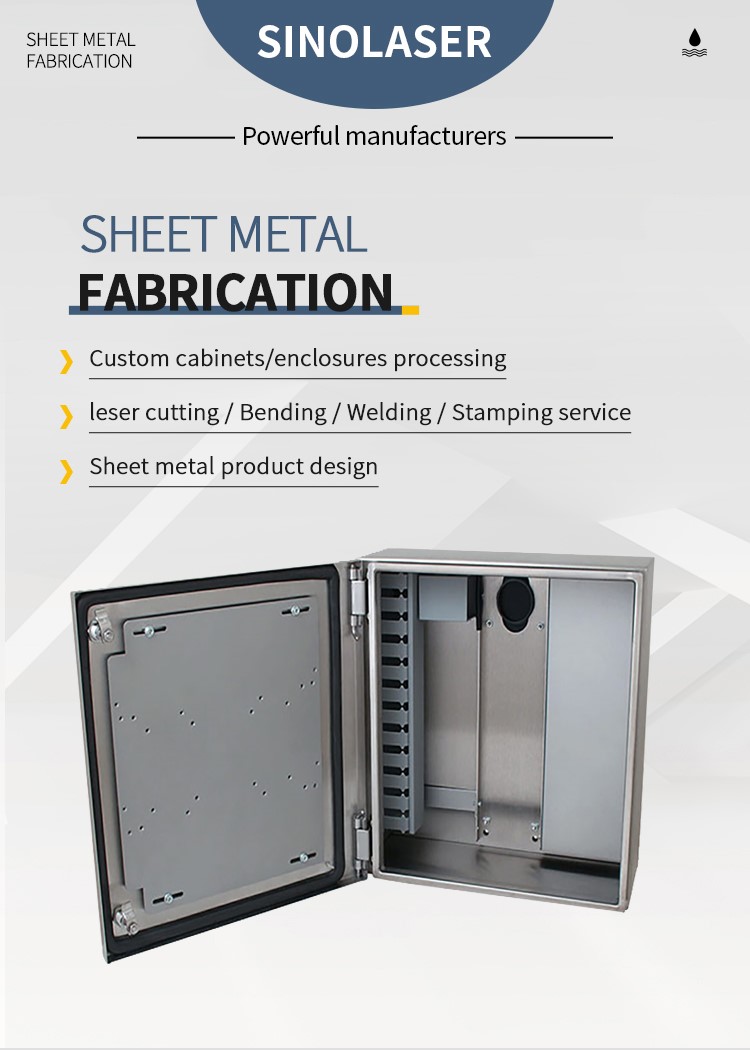 Custom Precision Stainless Steel Sheet Metal Fabrication Enclosures