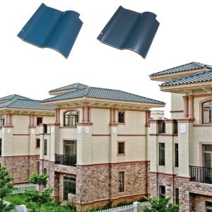 China Ceramic S-shape Spanish Roof Tiles Sturdy Build Terracotta Hue UV Resistant Blue wholesale