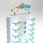 Retail Sunglasses Display Stand Metal Glasses Display Rack For Store