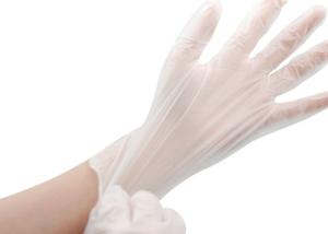 China Powder Free Disposable PVC Gloves No Allergies Strong Versatility Flexible Operation wholesale